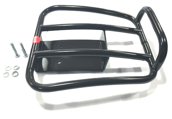 Luggage Carrier rear, SIP "70s" for Vespa GTS, GTS Super, GTV, GT 6, GT L 125-300ccm 4T LC black, load area: 21,5x21cm